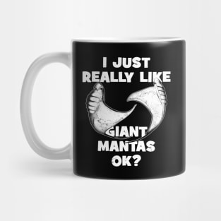 I just really like manta rays, ok? Mug